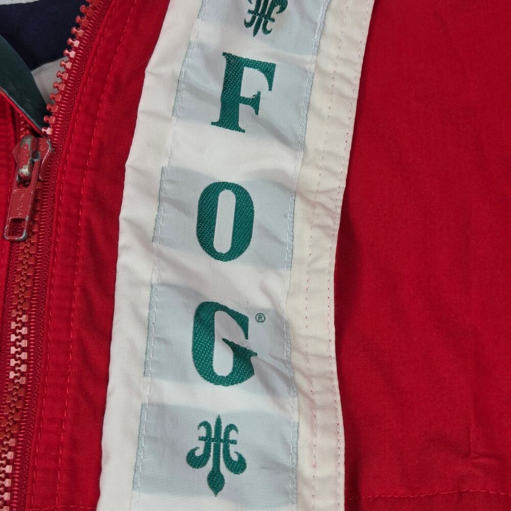 London Fog FOG Vintage Sailing Jacket Windbreaker Hooded Korea Mens M - Picture 14 of 16